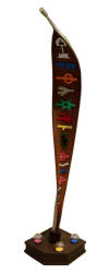 Palm Tree Seed Pod Totem