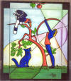 Tropical Stained Glass Athena